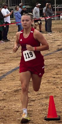 Paisley Morrow is headed to Round Rock for the UIL State Cross Country Meet. | COURTESY PHOTOS