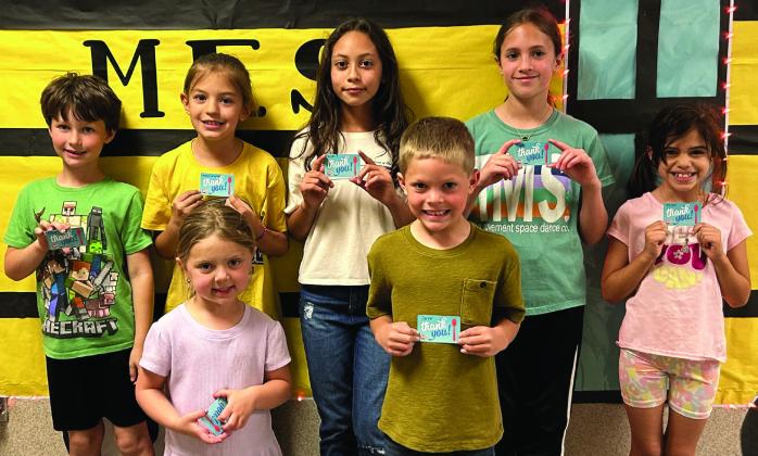 5th Six Weeks at Munday Elementary awards
