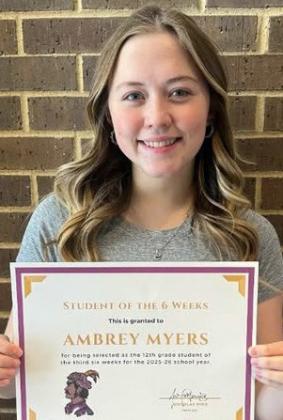 AMBREY MYERS, 12th GRADE