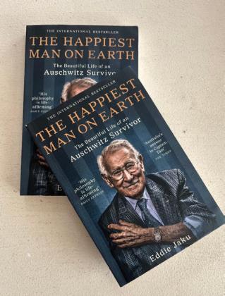 Focus Book of the Week and also the Library Book Club pick of the month is the inspiring book, “The Happiest Man on Earth” by Holocaust survivor Eddie Jaku