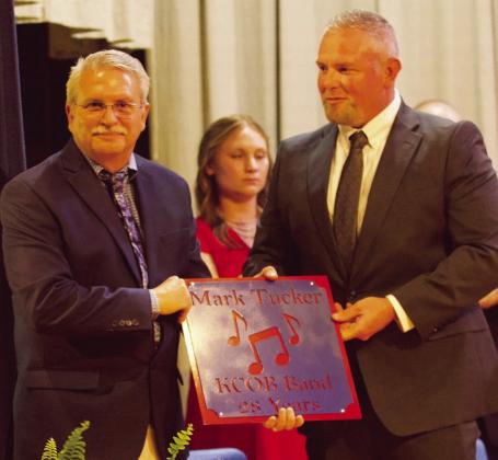 MARK TUCKER RECOGNIZED