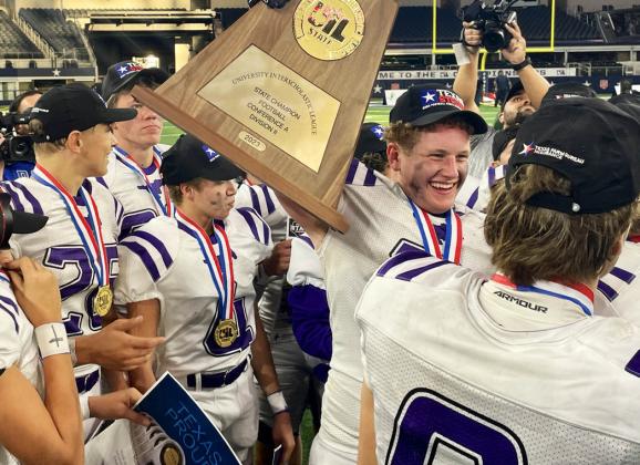 SPOTLIGHT ON THE BENJAMIN STATE FOOTBALL CHAMPS