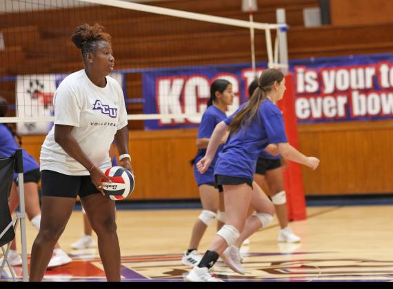 ATVOLLEYBALL CAMP, Knox City coaches and athletes build the foundation for a better team tomorrow. | SHERI BATY