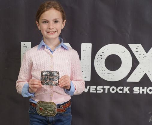SWINE: ASHTON WALKER, JUNIOR SHOWMANSHIP, SWINE