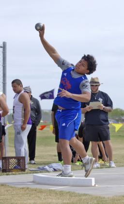 DISTRICT TRACK Last week, Benjamin hosted the district track meet. Track and field athletes from Benjamin, Knox City and Munday competed at the event. The Knox City varsity boys track team was the district runners-up and the varsity girls track team finished as the 4th place team. | SHERI BATY
