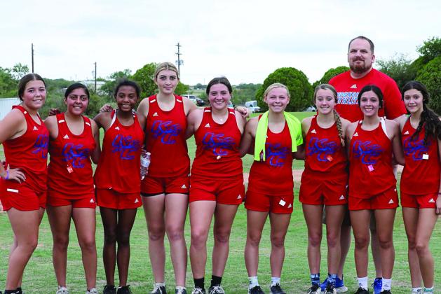 Jaden Baxter and Railee Arrieta place in the JV division Sheri Baty/The Knox County News-Courier