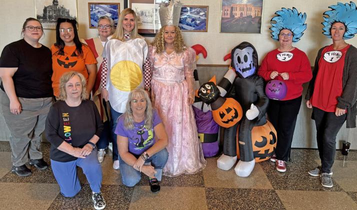 Children from Benjamin Elementary School showed up in costume last Friday for Trick or Treat at the Knox County courthouse in Benjamin. | COURTESY PHOTO