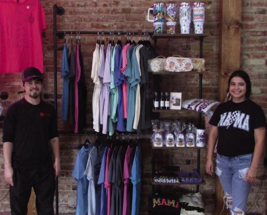 CUSTOM APPAREL Timothy Wertz and Christina Santana can custom print T-shirts with your design or create a design for you. | DON THOMPSON PHOTO