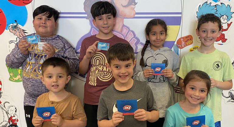 4th Six Weeks awards at Munday Elementary