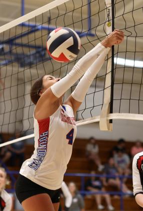 BAILEY ESPINOSA makes the save out of the net.