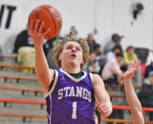 NATIONAL LEADER in points per game, according to statistics submitted to MaxPreps, junior Grayson Rigdon scored a careerhigh 72 points in a 97-36 win over Vernon Northside on Tuesday. | COURTESY PHOTO