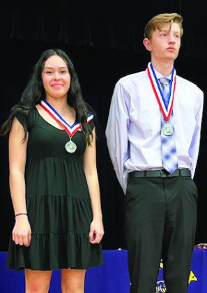 ALL STAR CAST Electra Estrada and Caleb O’Neill, both from Benjamin, were named to the All Star Cast. | SUE JANE SULLIVAN