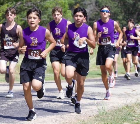 MUNDAY RAN HARD Munday ran hard at the cross country meet at Copper Breaks State Park in Crowell. | SHERI BATY PHOTO