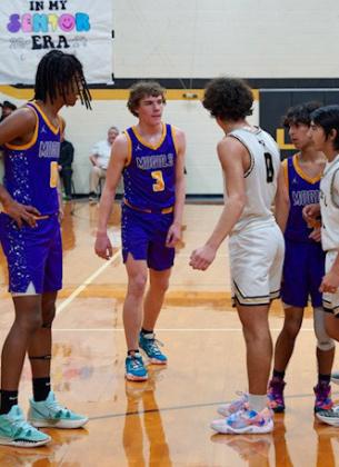 The Moguls defend on an inbounds play. | LACI BOWMAN PHOTO