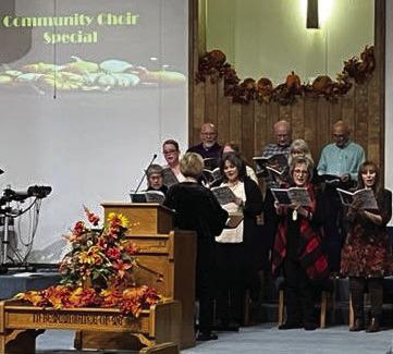 Community Choir performed.