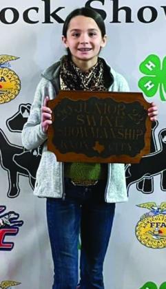 Kennedy Bosworth, Jr. Showmanship Courtesy Photo