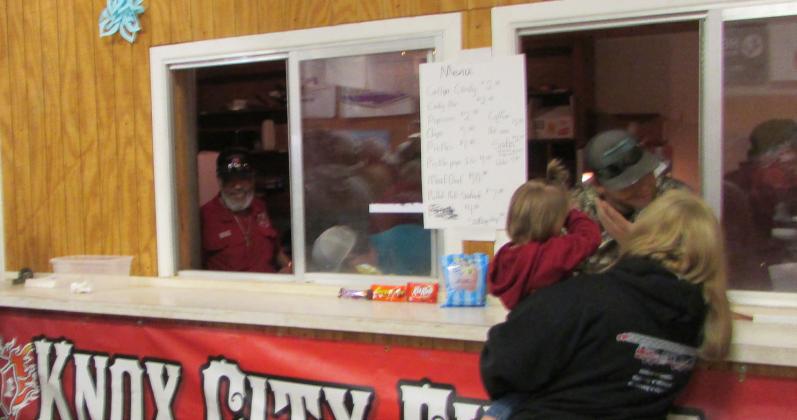 Knox City VFD manned the concession booth | DON THOMPSON PHOTO