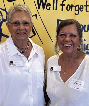 HOMECOMINGCHAIRPERSONSPennyPattonPuetzandMaryYates Murphy were thanked by the alumni for serving as Chairpersons of the event. | COURTESY PHOTO
