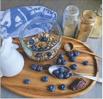 Healthy no-sugar breakfast option