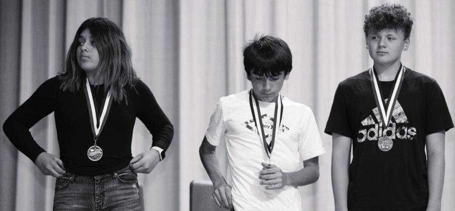 VALEDICTORIAN Lexi Sanchez-Abila; SALUTATORIANS Izaiah Trevino and Camden Swenson | SHERI BATY PHOTO