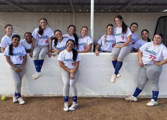HOUNDETTESWIN Knox City softball defeated Jayton last week in a 27-13 win. | COURTESY PHOTO