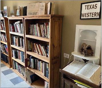 The Texas room at the Munday City - County Library | Photo by Amanda Burbank