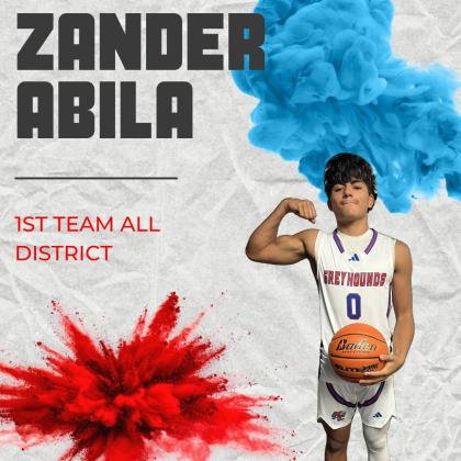 ZANDER ABILA 1ST TEAM ALL DISTRICT