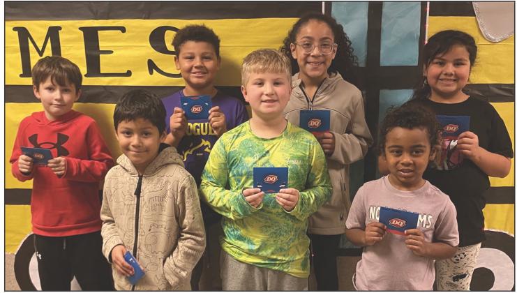 Munday Elementary 3rd six weeks awards