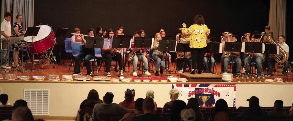 OJH grades 6 and 7 Band conducted by Mrs Carr Sheri Baty/The Knox County News-Courier