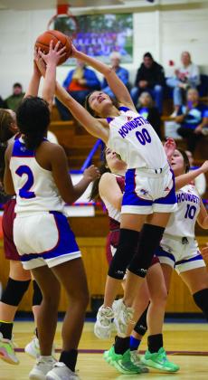 Jaden Baxter grabs the rebound | SHERI BATY PHOTO