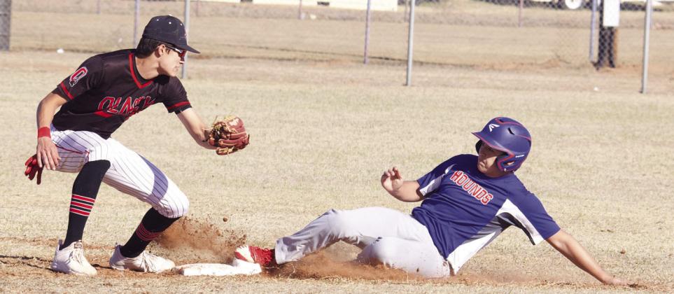 Chase Rowland slides into second | SHERI BATY PHOTO