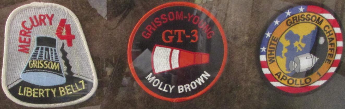 Gus Grissom mission patches. Photos courtesy of Don Thompson.