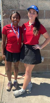 Congratulations go to Knox City’s golfers who qualified for regionals last week, Savannah Friddle and Naveah Martinez (who was 3rd overall in the district golf match). | COURTESY PHOTO