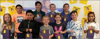 1st Charli Urbanczyk, Sidney Johnson 2nd grade- Titan Harrimon, Luis Gonzalez 3rd grade-Aria Albus, Annalise Valimont 4th grade- Marcos Carmona, Judah Clark 5th grade- Hayden Ford, Juan Pablo Gonzalez