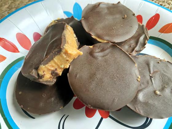 Guilt-free peanut butter cups