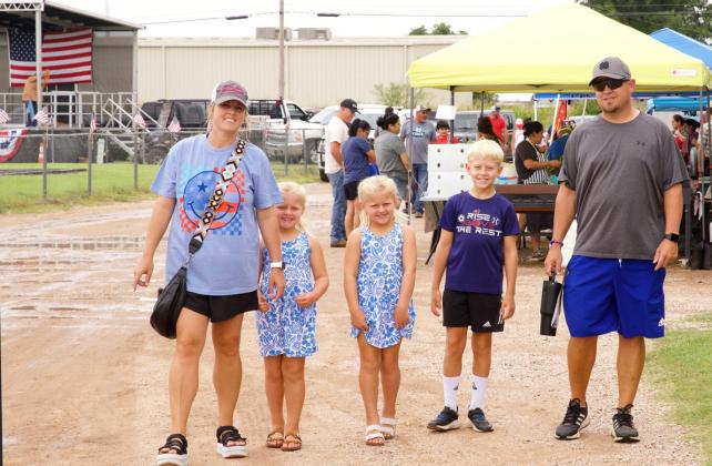 The Callaway Family looking forward to Poppy's Ponies and the fireworks