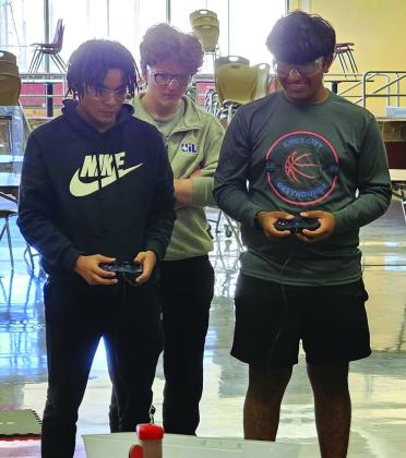 ROBOTICS COMPETITION HELD IN LUBBOCK The Knox City High Robotics team traveled to Lubbock for their second league contest. One team finished 3rd and is 4th overall. The other team was 13th overall. There are 24 teams in the league. | COURTESY PHOTO