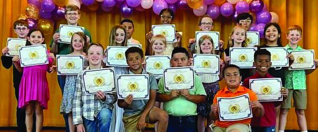 1st—Riley Burbank, Alondra Carmona, Cohen Daniels, Sidney Johnson, Chloe Myers, Charli Urbanczyk, Hannah Wilde 2nd— Elliott Clark, Cyler Daniel, Luis Gonzalez, Everley Stephenson, Karter Turner 3rd—Wylder Hager 4th—Fourth-Marcos Carmona, Judah Clark Fifth-Jayla Brooks, Juan Pablo Gonzalez, Mason Murphy, Whitten Wilde.
