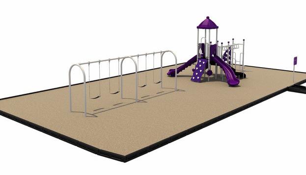 PLAY STRUCTURE to be installed by Playground Boss was approved for Benjamin ISD. Installation is slated for this October, according to discussion at the June 2026 school board meeting. | BENJAMIN ISD