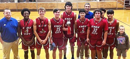 Game 1 Knox City 77- Hamlin 28 | Game 2 Knox City 62- Haskell 33 | Game 3 Knox City 74- Post 58 | Devin Guillory and Bryson Callaway of Munday were selected to the All-Tournament team. | COURTESY PHOTO