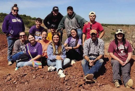 DIGGING FOR FOSSILS Munday Secondary PreCal and Anatomy students went digging for Permian fossils at the Whiteside Museum of Natural History in Seymour. Many discoveries were made. | COURTESY PHOTO