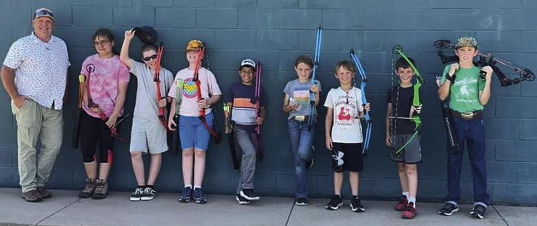 EXTENSION/4-H AWARDS Kaleigh Hubbard 3rd place NASP MOD 300, 4th place NASP 3D; Flint Good 5th place int. compound aided 3D, 10th place int. compound aided Mod 300; Aaron Rodas 1st place 1st year Jr NASP 3D, 2nd place 1st year Jr NASP Mod 300; Bode Groves 5th place1styearJrNASP3D;RykerYates6thplace1styearJrNASP3D;7thplace1styearJrNASPMod300;HannahHubbard5thplace1styear Jr NASP Mod 300; Eliah Hubbard 6th place 1st year Jr NASP Mod 300; Quinna Good 12th place 1st year Jr NASP 3D | COURTESY PHOTO