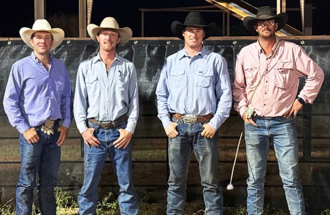 2NDPLACETEAM The team from Kap Cattle finished second with 84 points at the Knox Prairie Ranch Rodeo April 3–4. | JONATHAN BIRKENFELD PHOTO