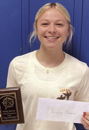 1ST PLACE, Paisley Morrow, Knox City