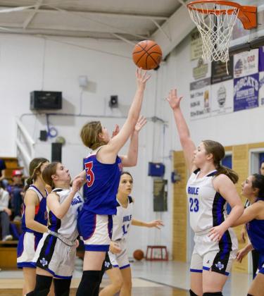 Grayson Utley makes the two point jumper from the paint. | SHERI BATY PHOTO
