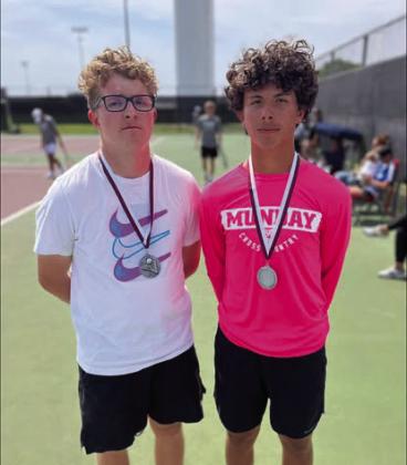 CONNOR WILLISON, CAISEN LEE - 2nd place Boys Doubles