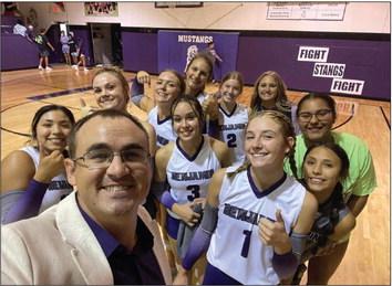 BENJAMIN BIG WIN The Benjamin Lady Mustangs took down top ranked Albany in straight sets. (25-5,25-17,25-16) on September 6. This marked the varsity Lady Stangs’ 20th win of the season. Benjamin’s volleyball team is ranked No. 2 in the state in 1A. | COURTESY PHOTO