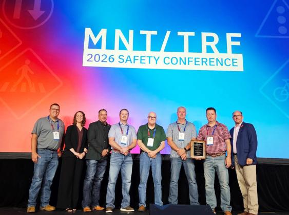 Childress TxDOT District receives Seal Coat Award
