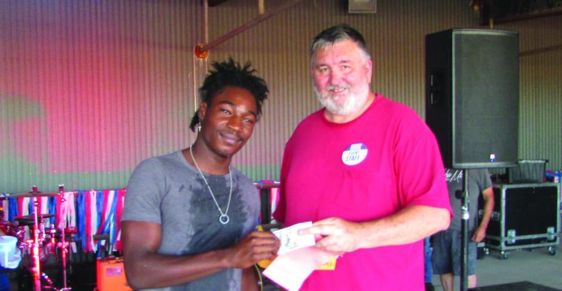 REPEAT WINNER JODDY WILLIAMS wins the Hot Dog Eating Contest for the 2nd time in a row
