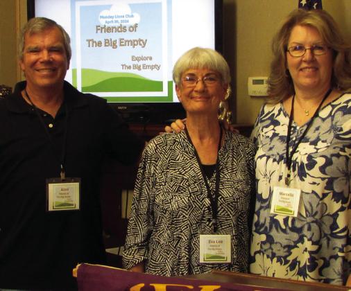 Friends of The Big Empty address the Lions Club